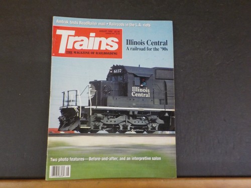 Trains magazine 1992 august - trains,