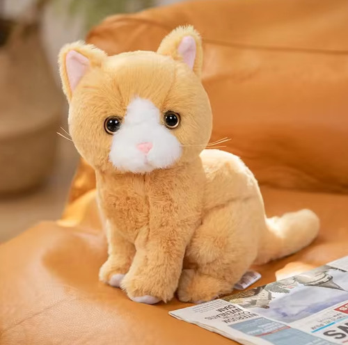 Ginger cat soft toy - , plush