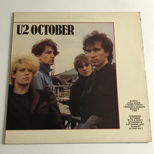 October lp vinyl record - u2,