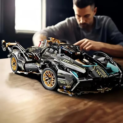 Green racing car - green,
