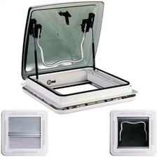 ADVENTURER SKYLIGHT 400 X 400MM LED LIGHT ROOFLIGHT CAMPERVAN CARAVAN ROOF VENT