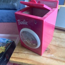 Vintage Barbie Wind Up Top Loading Washing Machine In Working Order