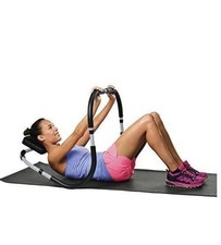 Abdominal Trainer Crunch Roller Sit Up Ab Exercise Machine Home Gym Abs Work Out