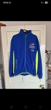 Blue, Neon Yellow/Green Suzuki Merchandise Mens Zip Up Fleece