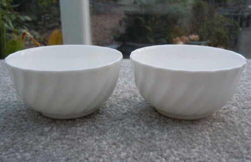 Pair beautiful white bone - pair,