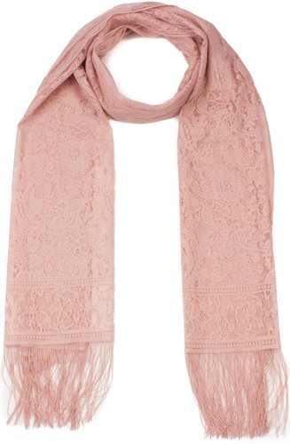 Floral lace scarf - scarf, shawl