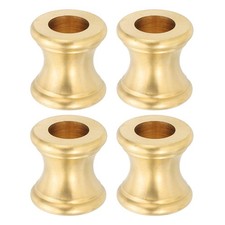 Lamp Solid Brass Neck, 4 Pcs Turned Brass Spindle Slips Lamp Finial, 20x20mm
