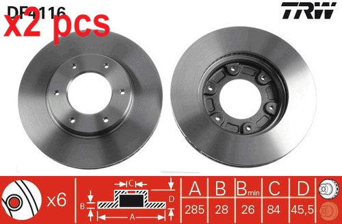 Pcs sides fits toyota - l&r,