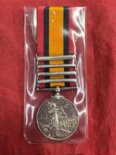 Boer War QSA Queens South Africa 1901 Medal Private W. Ede Imperial Yeomanry