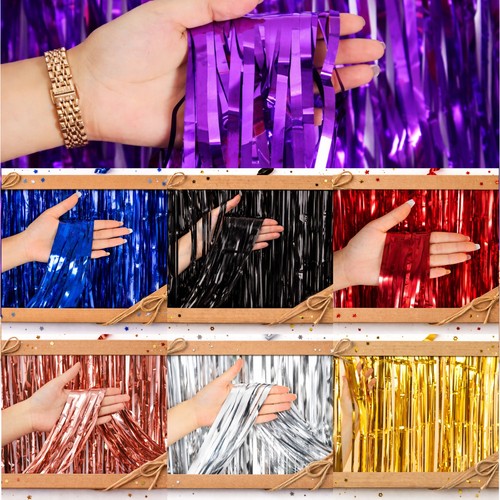 Decorative metallic tinsel - metallic,