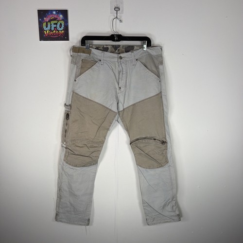Star raw cargo pants - star,