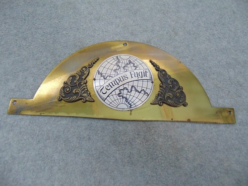 Old antique tempus fugit dial - fugit,