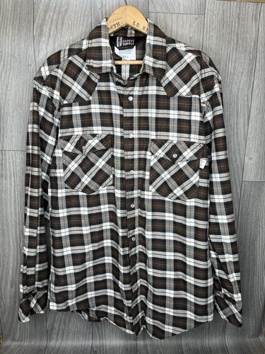 Fire resistant pearl snap men - snap,