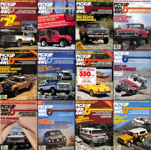 Pickup van 4wd - pickup, magazine