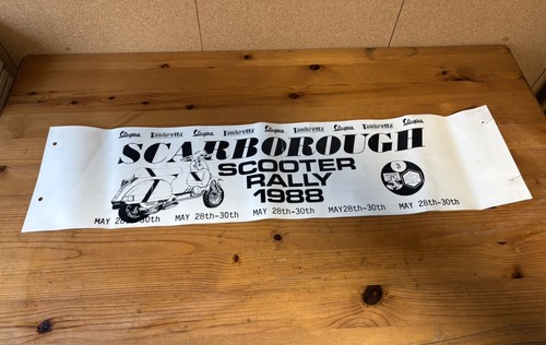 Vintage scooter rally leg - vintage,