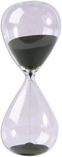 Large fashion black sand glass - fashion,