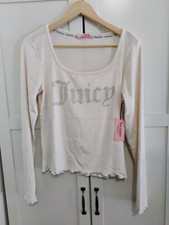 Juicy Couture Velour Lounge Wear  Sleepwear Set White Size L New with Tags