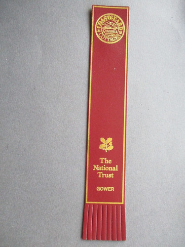 Leather bookmark gower - bookmark,