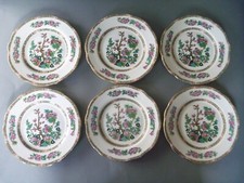 Duchess Indian Tree - 6 Dessert Plates - 8.25" or 21 cm - Salad Lunch Plate