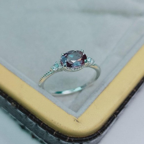 Alexandrite ring 925 sterling - alexandrite, ring,