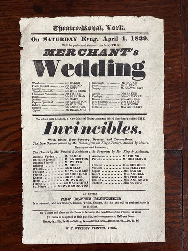 Georgian playbill flyer - playbill,