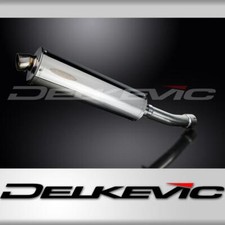 KAWASAKI ZX9R NINJA 1998-1999 450mm OVAL STAINLESS BSAU SILENCER EXHAUST KIT
