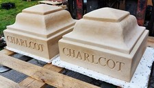 Cast Stone Fluted Pier Caps