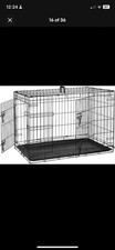 Medium. Size. Dog Crates Black