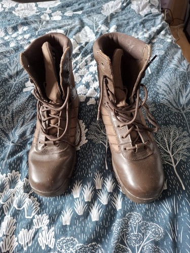Bates brown combat - boots, size