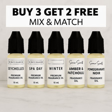 Designer Fragrance Oils 10ml –  Buy 3 Get 2 Free - Long Lasting - Maximum Scent