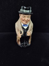 Royal Doulton Winston Churchill Toby Jug - 14cm High