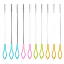 10 Pieces Extra Long Bottle Brush Baby Bottle Brush Straw Cleaning Brush Straw