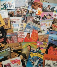 Vintage 12” LP Vinyls 50x Job Lot Bundle Mixed Genres Randomly Selected Bulk