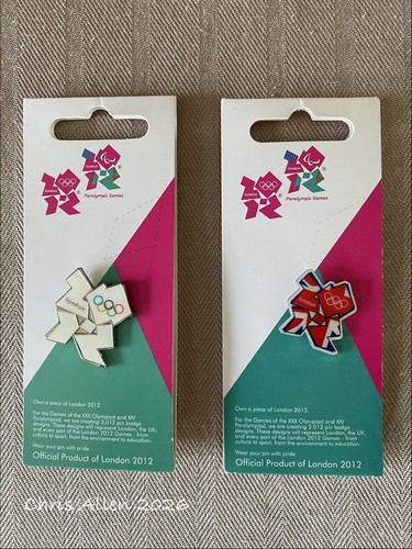 2012 london paralympics pin - 2x,