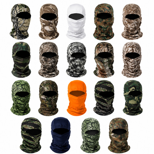 Camo balaclava face mask - camo,