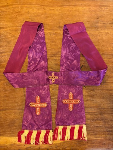 Purple confessional stole