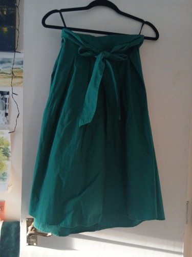 Emerald green midi - green, swing