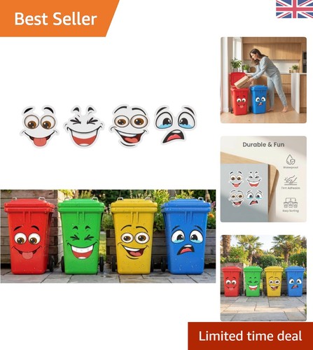 Joyful wheelie bin expressions - wheelie,