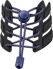No Tie Shoe Laces Lazy Elastic Round Shoelaces Lock Adults Kids Sports Trainers