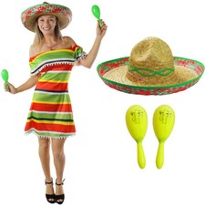 LADIES MEXICAN GIRL COSTUME