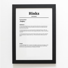 A4 PRINT - Hinks - Funny