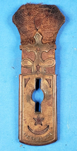 Keyhole escutcheon plate cover - keyhole,