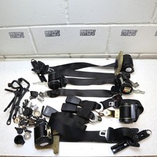 BMW E46 Coupe M Sport Front & Rear Black Seat Belt Set Seatbelts