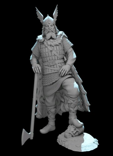 54mm unpainted viking - 54mm,