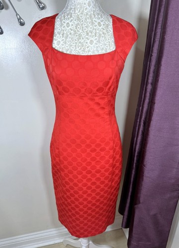Next tall red textured polka - tall,
