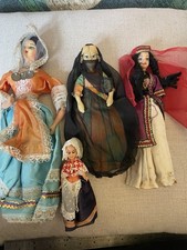 Assorted Bundle Tourist Souvenir Foreign Dolls 