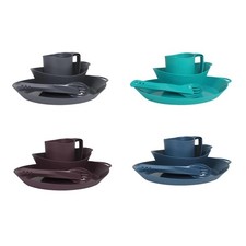 Plastic Camping Set Plate Bowl