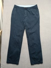 Gant Chino Men's Size 34 Navy Blue "New Haven" Straight 33" Leg Cotton Twill