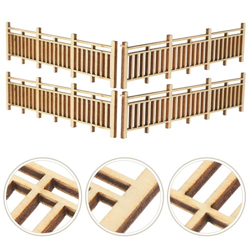 Pcs wood small fence - pcs, model