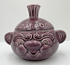 Vintage Sadler -  Beetroot Pot - Double Sided Face Pot - 13cm Diameter        W9